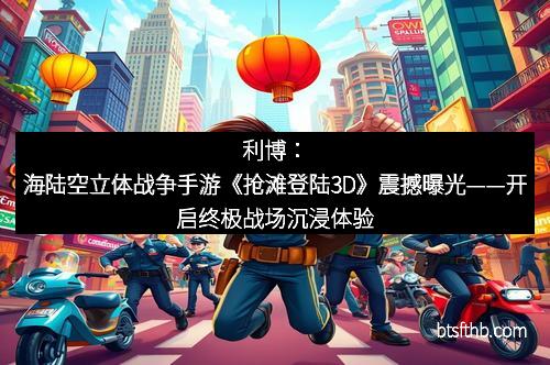 利博：海陆空立体战争手游《抢滩登陆3D》震撼曝光——开启终极战场沉浸体验
